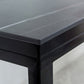 Sintered Stone Bistro Bar Desk Rectangle Bar Height Table with Trestle Base Clearhalo 'Bar Furniture' 'Bar Tables' 'bar_tables' 'furn' 'furn_bar_tables' 'Furniture' 'Kitchen & Dining Furniture' 1200x1200_473130ff-2b9c-406c-b87a-6b3c2631f6a3