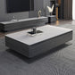 Modern Style Grey/white Slate Top Rectangular Coffee Table with Solid Wood Base Clearhalo 'Coffee & Accent Tables' 'Coffee Tables' 'coffee_tables' 'furn' 'furn_coffee_tables' 'Furniture' 'Living Room Furniture' 1200x1200_4732025b-09b5-4772-8124-88535baac20e