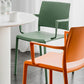 Scandinavian Plastic Dining Arm Side Chairs Solid Back Chair Clearhalo 'Dining Chairs' 'Dining Tables & Seating' 'dining_chair' 'furn' 'furn_dining_chair' 'Furniture' 'furniture_dining_chair' 'Kitchen & Dining Furniture' 1200x1200_473384b0-7952-424b-878e-c341a33b787e