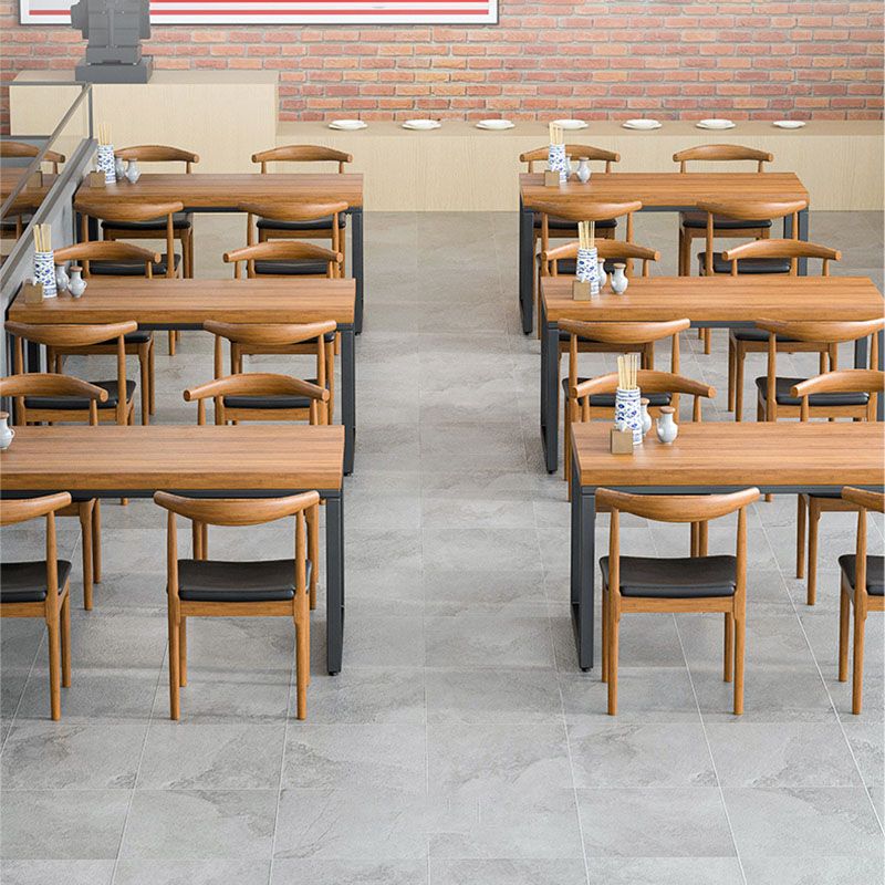 Natural Industrial 1/2/5/7 Pieces Dining Table Set Solid Wood Fixed Dining Table Furniture Clearhalo 'Dining Room Sets' 'Dining Tables & Seating' 'dining_room_set' 'furn' 'furn_dining_room_set' 'Furniture' 'furniture_dining_room_set' 'Kitchen & Dining Furniture' 'kitchen&dining_furn' 'kitchen' 1200x1200_4739ba9a-6206-4e3a-83df-7a25e28025bb