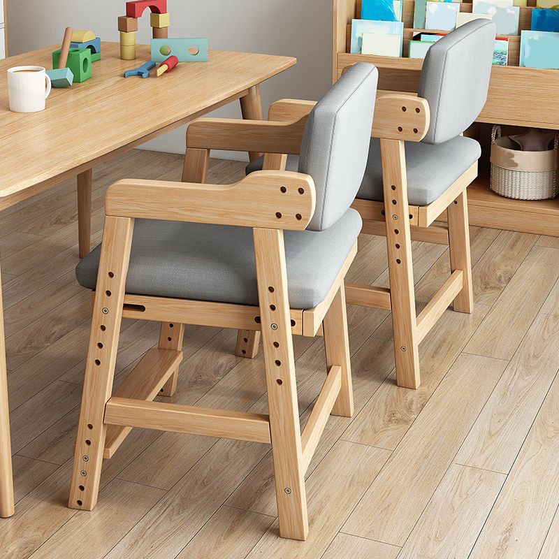 Wood Modern Indoor-Outdoor Chair Open Back Dining Single Chair with Arm Clearhalo ' kitchen&dining_furn' 'Dining Chairs' 'Dining Tables & Seating' 'dining_chair' 'furn' 'furn_dining_chair' 'Furniture' 'furniture_dining_chair' 'Kitchen & Dining Furniture' 'kitchen' 1200x1200_473a2040-93ab-49ee-8050-238053490321