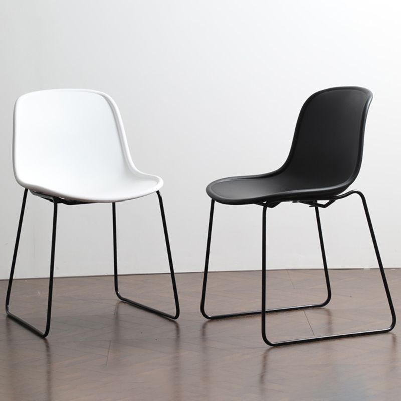 Industrial Style Side Chair Set Dining Room Side Chair Set with Metal Legs Clearhalo ' kitchen&dining_furn' 'Dining Chairs' 'Dining Tables & Seating' 'dining_chair' 'Furniture' 'furniture_dining_chair' 'Kitchen & Dining Furniture' 'kitchen' 1200x1200_473a68db-d05e-4fb4-8d6a-90cb7b626402