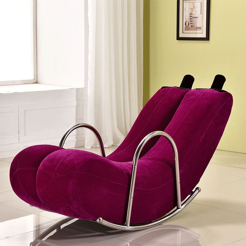 Upholstered Pure Color Rocking Chair Removable Cushions Rocker Chair for Drawing Room Clearhalo 'Chairs & Seating' 'furn' 'furn_rocking_chairs' 'Furniture' 'Living Room Furniture' 'Rocking Chairs' 'rocking_chairs' 1200x1200_473ad6db-0340-46f1-b95a-9e760cf69e65