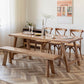 Rectangle Solid Wood Dining Table Modern Pine Table in Nature with Double Pedestal Clearhalo ' dining_table' 'Dining Tables & Seating' 'Dining Tables' 'furn' 'furn_dining_table' 'Furniture' 'furniture_dining_table' 'Kitchen & Dining Furniture' 'kitchen&dining_furn' 'kitchen' 'kitchen_dining_table' 1200x1200_473b1f54-7092-4f6f-8899-704031578389