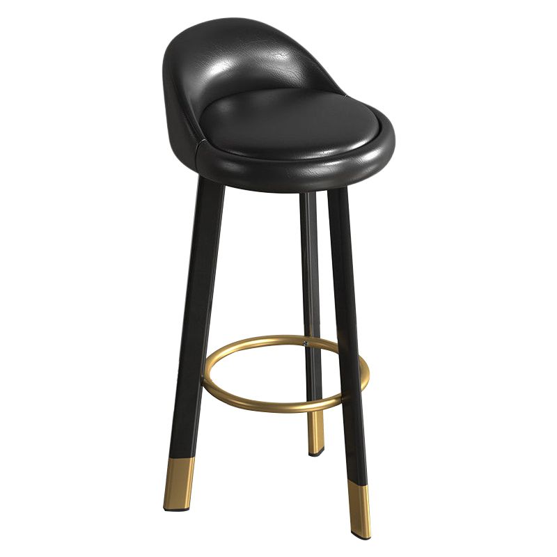 Metal Modern Kitchen Dining Room Armless Stool Low Back Bar Stool Clearhalo 'Bar Furniture' 'Bar Stools' 'bar_stools' 'furn' 'furn_bar_stools' 'Furniture' 'furniture_bar_stools' 'Kitchen & Dining Furniture' 1200x1200_473bd4fa-bc1d-466f-b042-8bce43882c91