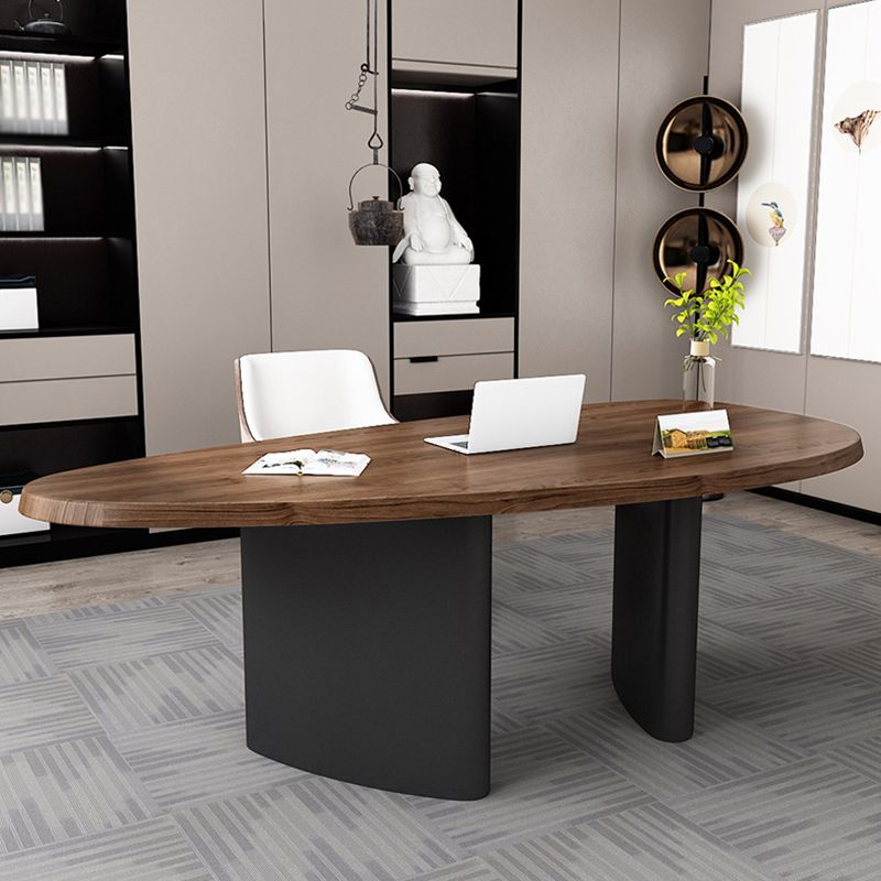 Free Form Work Table Home Office Solid Wood Industrial Writing Desk Clearhalo 'furn' 'furn_office_desk' 'Furniture' 'furniture_office_desk' 'Office Desks' 'Office Furniture' 'office_desk' 1200x1200_473beff7-f757-43ca-9b9b-ef004ae2e35a