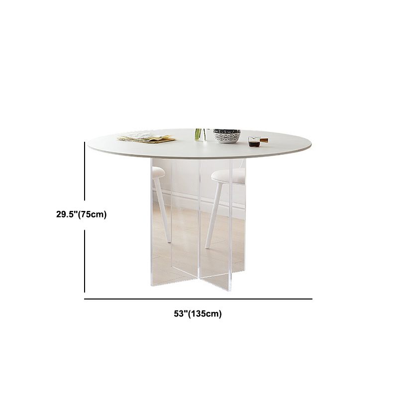White Modern Dining Table Set 1/2/3/5 Pcs Kitchen Table and Chairs Clearhalo 'Dining Room Sets' 'Dining Tables & Seating' 'dining_room_set' 'furn' 'furn_dining_room_set' 'Furniture' 'Kitchen & Dining Furniture' 1200x1200_473c8bfa-df2c-4c78-ad83-f699c04a9786