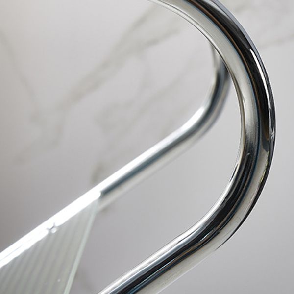 23.62" Tall Contemporary Style Side End Table Abstract Sofa Side Accent Table