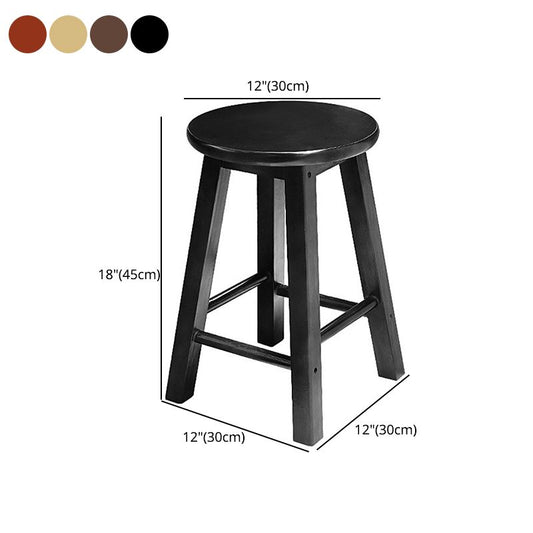Industrial Wood Simple Retro Barstool Indoor Tall Stool with Round Seat Clearhalo 'Bar Furniture' 'Bar Stools' 'bar_stools' 'furn' 'furn_bar_stools' 'furniture_bar_stools' 'Kitchen & Dining Furniture' 'kitchen&dining_furn' 'kitchen' 'kitchen_furn' Furniture' 1200x1200_473f1ce2-3ca2-461e-89f9-d65ceb551bd5