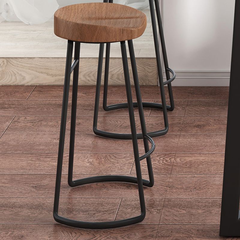 Set di altezza da banco industriale 1/2/3 pezzi in legno massiccio e sgabelli