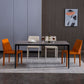 Sintered Stone Table for Restaurant Industrial Rectangle Dining Table with 4 Legs Clearhalo 'Dining Tables & Seating' 'Dining Tables' 'dining_table' 'furn' 'furn_dining_table' 'Furniture' 'furniture_dining_table' 'Kitchen & Dining Furniture' 'kitchen' 'kitchen_dining_table' 1200x1200_4740367f-0548-48ba-9532-1130551a7e9e