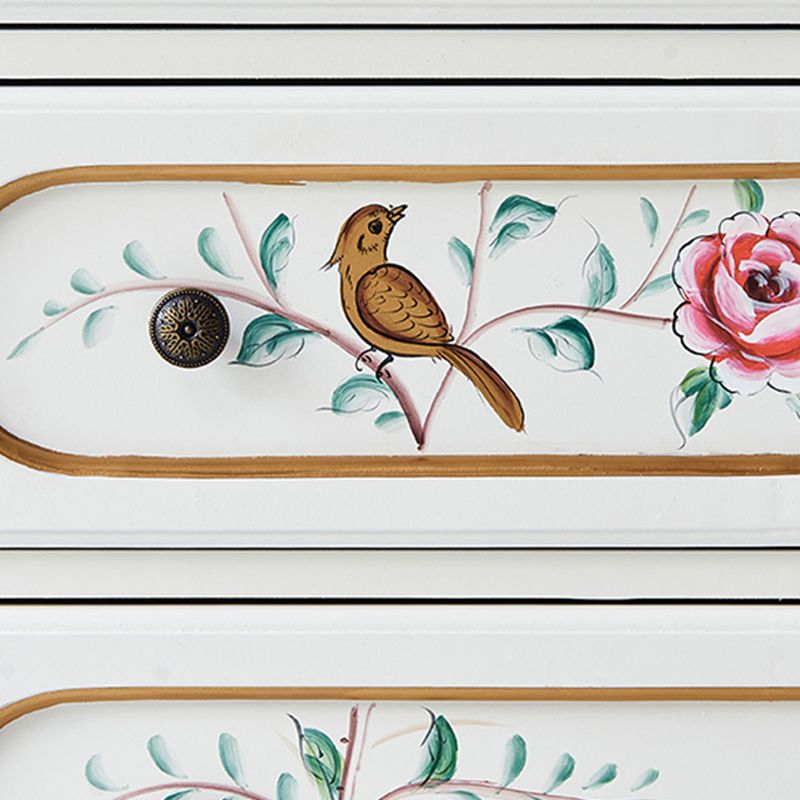 Cassettiera moderna in legno realizzata con cassettiera con 3/4/5 cassetti