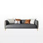 Contemporary Dark Gray Standard Sofa Faux Leather Sqaure Arm Couch Clearhalo 'furn' 'furn_sofas' 'Furniture' 'furniture_sofas' 'Living Room Furniture' 'Sofa' 'sofas' 1200x1200_4743d0b8-25d7-4448-8800-770443cfbe0c