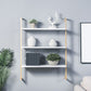 Industrial Wall Mounted Bookshelf Iron Frame Solid Wood Shelf Bookshelf Clearhalo 'Bookcases' 'furn' 'furn_bookcases' 'Furniture' 'furniture_bookcases' 'kitchen' 'kitchen_bookcases' 'Living Room Furniture' 'Office Furniture' 1200x1200_4743de73-4fa3-4473-87bd-6a3f69f43251