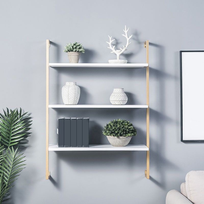 Industrial Wall Mounted Bookshelf Iron Frame Solid Wood Shelf Bookshelf Clearhalo 'Bookcases' 'furn' 'furn_bookcases' 'Furniture' 'furniture_bookcases' 'kitchen' 'kitchen_bookcases' 'Living Room Furniture' 'Office Furniture' 1200x1200_4743de73-4fa3-4473-87bd-6a3f69f43251