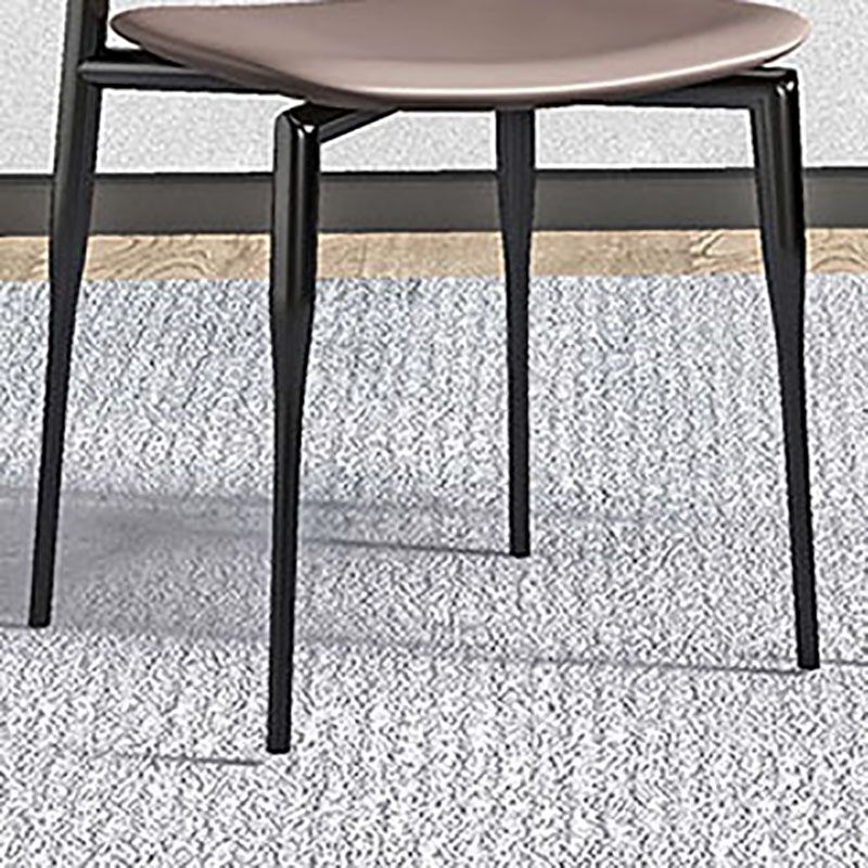 Industrial Style Leather Dining Side Chair Open Back Dining Side Chair Clearhalo ' kitchen&dining_furn' 'Dining Chairs' 'Dining Tables & Seating' 'dining_chair' 'furn' 'furn_dining_chair' 'Furniture' 'furniture_dining_chair' 'Kitchen & Dining Furniture' 'kitchen' 1200x1200_47443faa-c2ba-40e4-b3b1-514737e56016