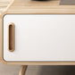 Table basse simple Natural 1 Table de cocktail moderne à 1 porte avec rangement