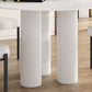 Round Dining Table Stone Top Dining Table with MDF Base for Dining Room Clearhalo 'Dining Tables & Seating' 'Dining Tables' 'dining_table' 'furn' 'furn_dining_table' 'Furniture' 'furniture_dining_table' 'Kitchen & Dining Furniture' 'kitchen' 'kitchen_dining_table' 1200x1200_474776a6-1521-4f2e-ad1c-1ed2b2170870