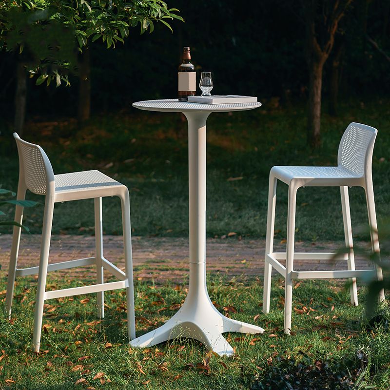 Sgabelli da bar in plastica in plastica in stile moderno sgabelli da bar per sala da pranzo
