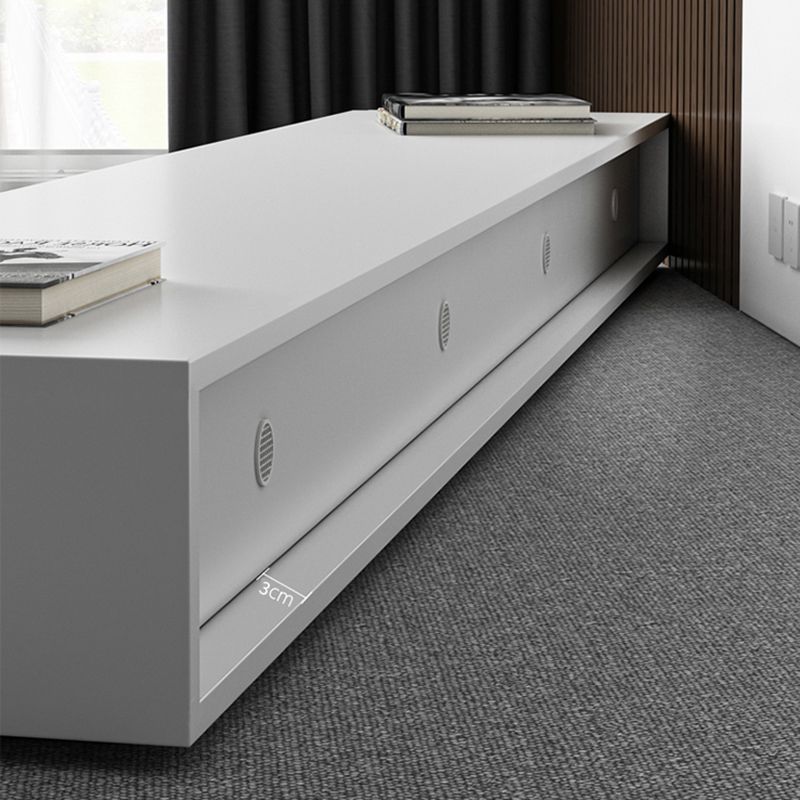 Console TV per la casa moderna moderna di archiviazione TV con cassetti