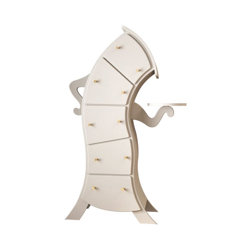 Modern Vertical Lingerie Chest Wood Dresser with 5 Drawers for Bedroom Clearhalo 'Bedroom Furniture' 'Dressers & Chests' 'dressers_chests' 'furn' 'furn_dressers_chests' 'Furniture' 1200x1200_474a9ec5-b8c9-43f0-a0d6-c6bdafddfecc