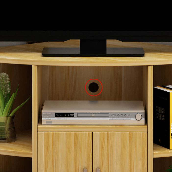 Mobile tv in stile TV in legno ingegnerizzato moderno moderno tv angolo con porta