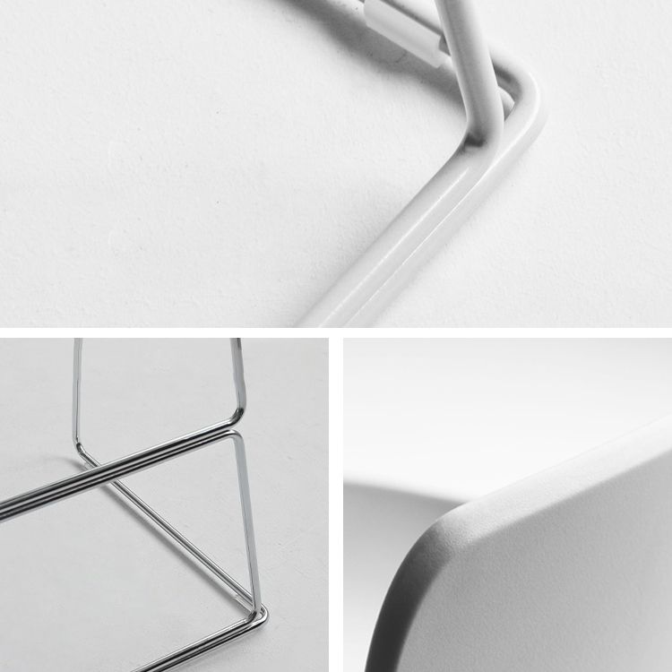 Modern Style Bar-stool Plastic Counter Bar Stool with Metal Legs for Kitchen Clearhalo 'Bar Furniture' 'Bar Stools' 'bar_stools' 'furn' 'furn_bar_stools' 'Furniture' 'furniture_bar_stools' 'Kitchen & Dining Furniture' 1200x1200_474e3546-72b1-4ca3-8514-541b208cdf17
