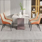 Modern Dining Chair Armless Chairs with Metal Legs for Kitchen Clearhalo 'Dining Chairs' 'Dining Tables & Seating' 'dining_chair' 'furn' 'furn_dining_chair' 'Furniture' 'furniture_dining_chair' 'Kitchen & Dining Furniture' 1200x1200_474e843a-ce04-4060-ad45-bdce227c2535