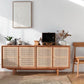 Tavolo da sideboard contemporaneo in legno massiccio a 4 porte a buffet