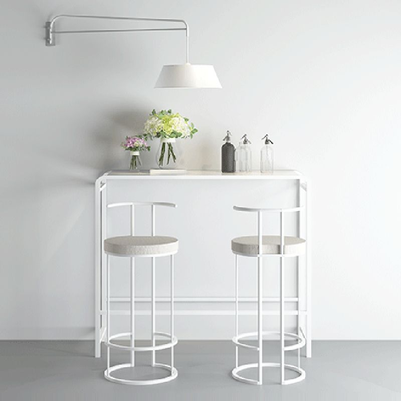 Industrial Bar Table Bar Height Rectangle Pub Table for Indoor and Breakroom