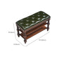 13.65 Inch W Traditional Bench Solid Wood Entryway Bench with Upholstered Clearhalo 'Benches' 'Chairs & Seating' 'furn' 'furn_benches' 'Furniture' 'Living Room Furniture' 1200x1200_47504b00-9e70-4bc5-83e6-f87976e663b7