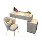 Glam Bedroom Vanity Dressing Table Stone Makeup Vanity Desk with Drawer