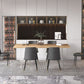 Modern Solid Wood Tabletop Dining Table for Small Space Acrylic Base Clearhalo 'Dining Tables & Seating' 'Dining Tables' 'dining_table' 'furn' 'furn_dining_table' 'Furniture' 'Kitchen & Dining Furniture' 1200x1200_475203c9-fe1f-483f-a82d-eaef86a273a8
