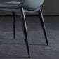 Upholstered Armless Dining Chairs Industrial Metal Legs Side Chair