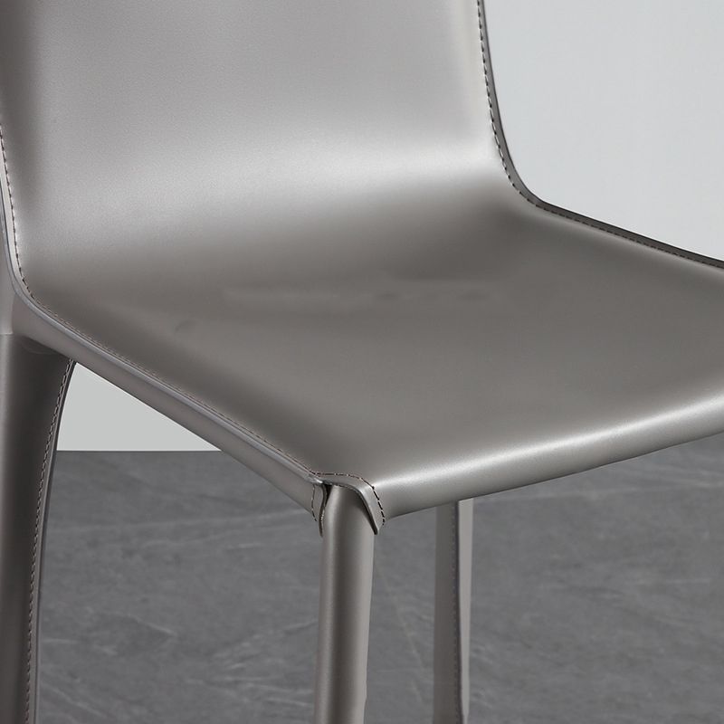 Modern Style Low Back Bar-stool Pu Leather Counter Bar Stool with Metal Legs Clearhalo 'Bar Furniture' 'Bar Stools' 'bar_stools' 'furn' 'furn_bar_stools' 'Furniture' 'Kitchen & Dining Furniture' 1200x1200_47553d66-fb06-4dd4-a398-f3a6c6daff6e