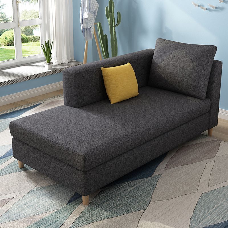 Nordic Recessed Arms Chaise Lounge with Cushioned for Bedroom and Living Room Clearhalo 'Chairs & Seating' 'Chaise Lounge' 'chaise_lounge' 'furn' 'furn_chaise_lounge' 'Furniture' 'Living Room Furniture' 1200x1200_47586754-2d42-4680-bdcd-12b5a312a198