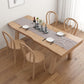 Contemporary Rectangle Shape Standard Dining Table Khaki Kitchen Dining Table with 4 Legs Base Clearhalo ' dining_table' 'Dining Tables & Seating' 'Dining Tables' 'furn' 'furn_dining_table' 'Furniture' 'furniture_dining_table' 'Kitchen & Dining Furniture' 'kitchen&dining_furn' 'kitchen' 'kitchen_dining_table' 1200x1200_475ee1c5-08f2-4057-b5f6-b433cc9589d7