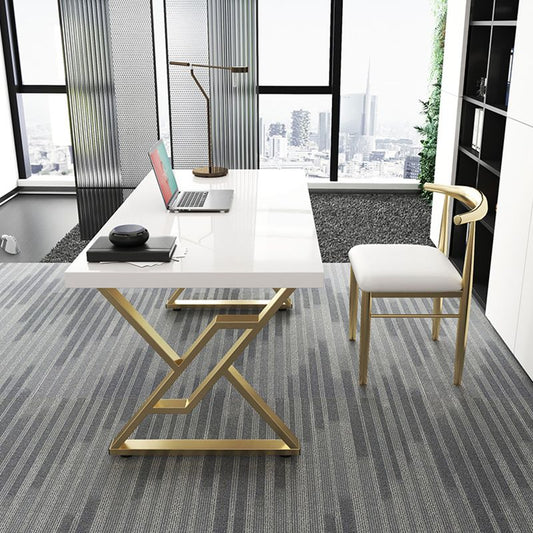 Glam rechthoekig schrijfbureau 29.53 "Tall massief houten bureau