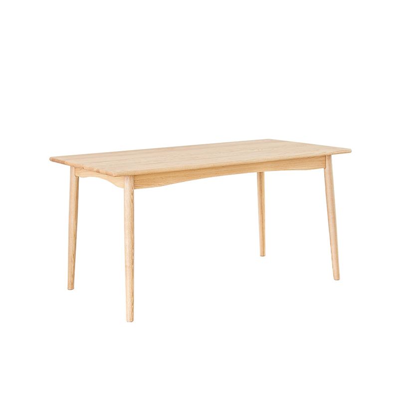 Modern Dining Rectangle Table Wooden Table with Wood Legs for Home Clearhalo 'Dining Tables & Seating' 'Dining Tables' 'dining_table' 'furn' 'furn_dining_table' 'Furniture' 'Kitchen & Dining Furniture' 1200x1200_47664c36-9366-4004-a6f3-deda2865cf8d