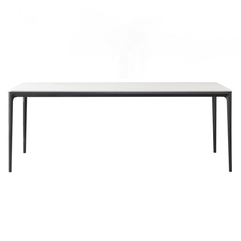 Contemporary Sintered Stone Table Rectangle Table Set 1/4/5/7 Pieces Dining Set Clearhalo 'Dining Room Sets' 'Dining Tables & Seating' 'dining_room_set' 'furn' 'furn_dining_room_set' 'Furniture' 'Kitchen & Dining Furniture' 1200x1200_4767f670-8e5f-40a8-b9b1-1636035238f5