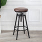 Industrial Armless Elevatable Counter Stool Iron Bar Stool with Pedal for Cafe Clearhalo 'Bar Furniture' 'Bar Stools' 'bar_stools' 'furn' 'furn_bar_stools' 'Furniture' 'Kitchen & Dining Furniture' 1200x1200_477029b2-d61c-46a9-a45e-f9d14e168a6d
