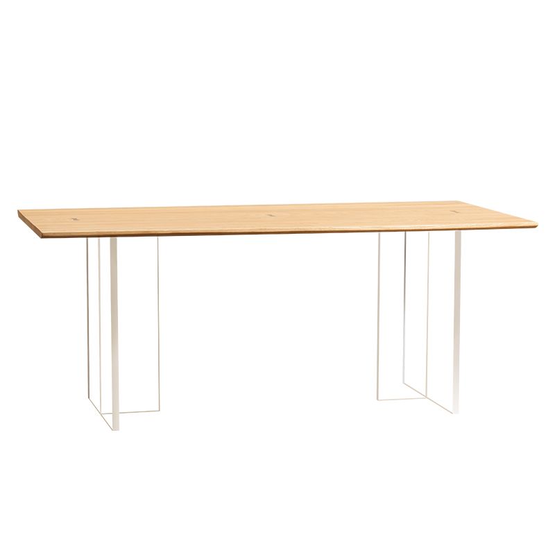 Acrylic Contemporary Rectangular Dining Table Wood Top Table for Dining Room Clearhalo ' dining_table' 'Dining Tables & Seating' 'Dining Tables' 'furn' 'furn_dining_table' 'Furniture' 'furniture_dining_table' 'Kitchen & Dining Furniture' 'kitchen&dining_furn' 'kitchen' 'kitchen_dining_table' 1200x1200_47714fcb-909e-4738-8e8b-8c63bd32d27e