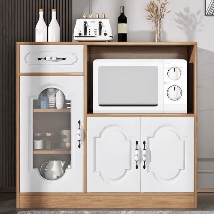 Sideboard mobile rettangolare la credenza moderna cucina in legno