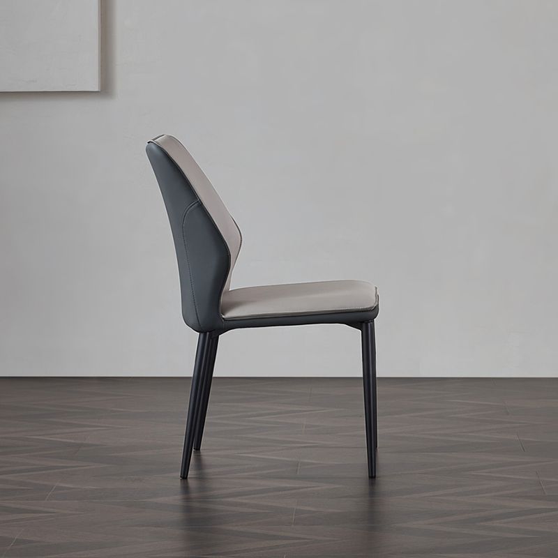 Industrial Dining Room Side Chair Metal Legs Wingback Chairs Clearhalo 'Dining Chairs' 'Dining Tables & Seating' 'dining_chair' 'furn' 'furn_dining_chair' 'Furniture' 'Kitchen & Dining Furniture' 1200x1200_4773204f-1910-4450-9f9d-214fdb416948