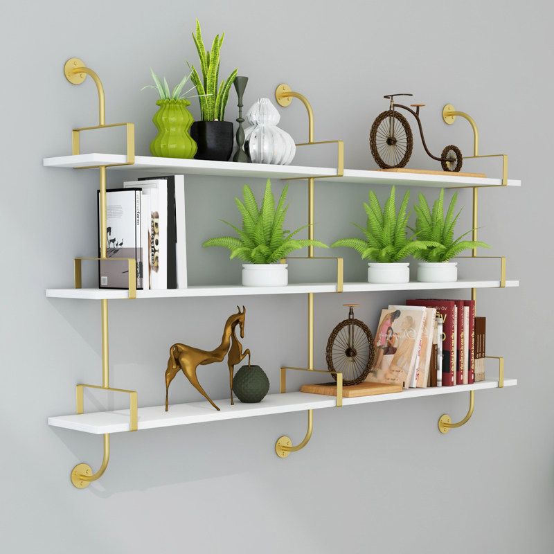 7.87"W Bookshelf Glam Style Wall Mounted Bookcase for Home Office Study Room Clearhalo 'Bookcases' 'Furniture' 'furniture_bookcases' 'kitchen' 'kitchen_bookcases' 'Living Room Furniture' 'Office Furniture' 1200x1200_4773dd34-d0b0-4d4e-9f00-bf6f5ba3240e