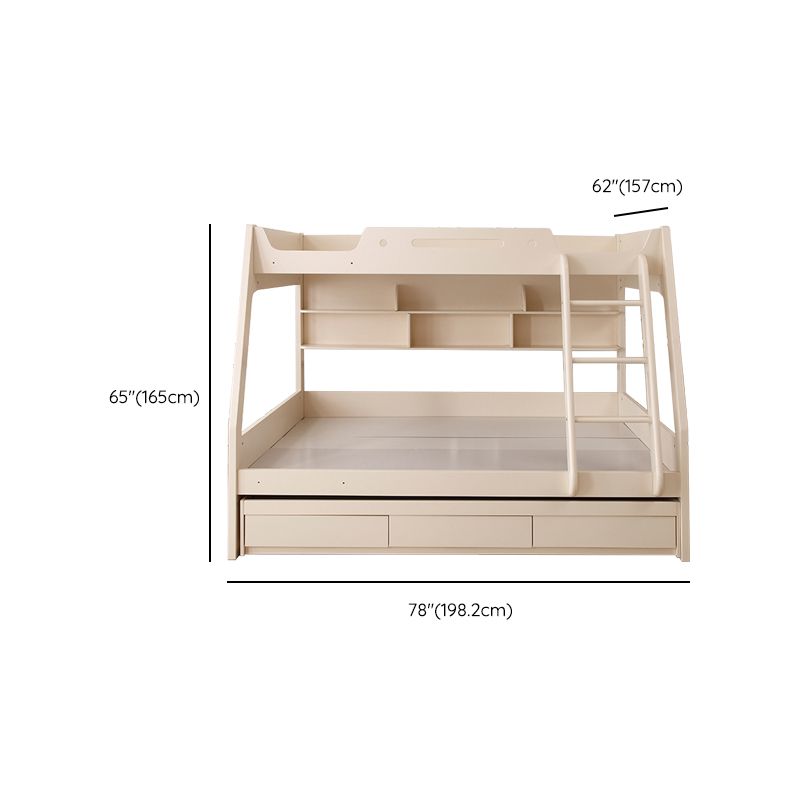 Solid Color Wood Bunk Bed Modern No Distressing Mattress Included Bunk Bed Clearhalo 'Bedroom Furniture' 'Beds' 'furn' 'furn_beds' 'Furniture' 1200x1200_47750d94-f17a-4874-90cf-8815abf4363b
