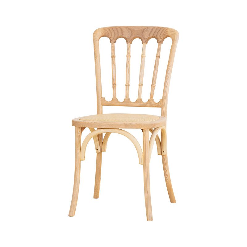 French Modern Design Slat Back Side Ash Woods Chair Home Dining Chairs Clearhalo ' kitchen&dining_furn' 'Dining Chairs' 'Dining Tables & Seating' 'dining_chair' 'Furniture' 'furniture_dining_chair' 'Kitchen & Dining Furniture' 'kitchen' 1200x1200_47774f47-0e10-491a-8a64-5f2fdd2b0d9f