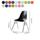 Modern Metal Dining Armless Chair Plastic Dining Side Chair for Restaurant Use Clearhalo ' kitchen&dining_furn' 'Dining Chairs' 'Dining Tables & Seating' 'dining_chair' 'Furniture' 'furniture_dining_chair' 'Kitchen & Dining Furniture' 'kitchen' 1200x1200_477984f3-5cf2-4b0d-99fa-029b61befc6c