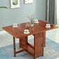 Solid Wood Table Mid-Century Modern Table with Pedestal Base,35.43"W x 51.18"L x 29.53"H