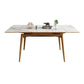 Midcentury Stone Dining Table Rectangle 4 Legs Furniture,43.3"L x 31.5"W x 30.7"H Clearhalo ' dining_table' 'Dining Tables & Seating' 'Dining Tables' 'furn' 'furn_dining_table' 'Furniture' 'furniture_dining_table' 'Kitchen & Dining Furniture' 'kitchen&dining_furn' 'kitchen' 'kitchen_dining_table' 1200x1200_477d292f-6741-45a0-b52d-a1671f5dc0b4